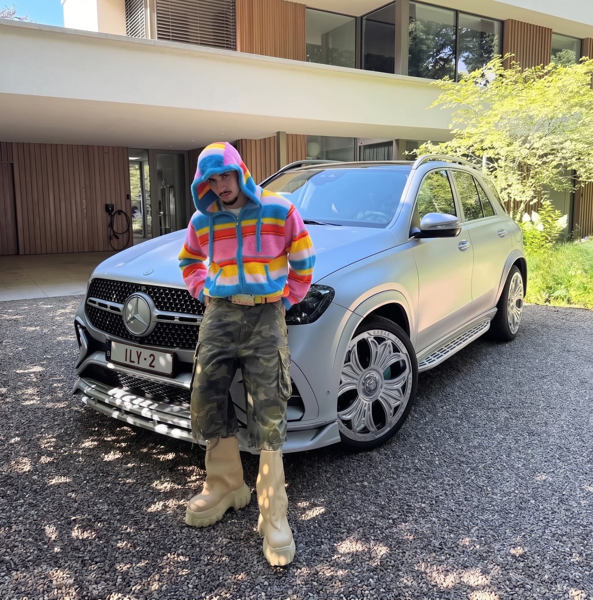 CRISTIAN D — MERCEDES BENZ GLE - PWF MATT SILVER FOX